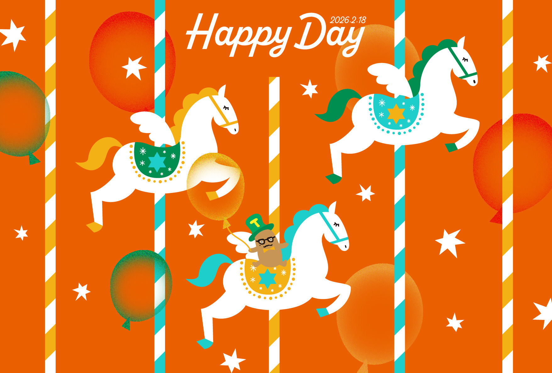 【2026/2/18(水)START‼】2026.2.18 HAPPY DAY (^o^)v