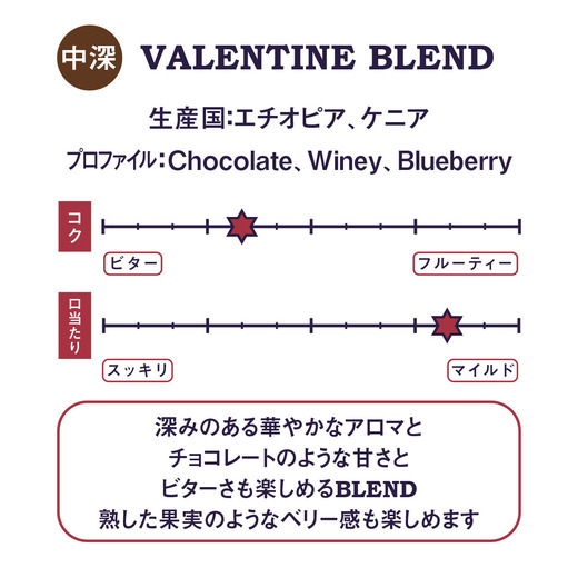 VALENTINE BLEND 詳細画像 豆のまま 3